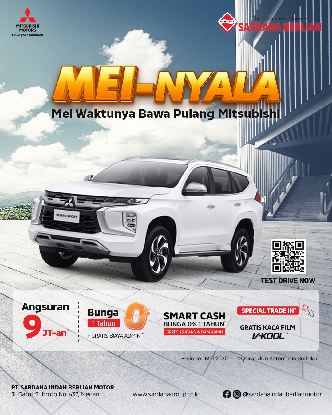 Pajero Sport DP 70 JT-an atau Angsr. 9 jutaan 